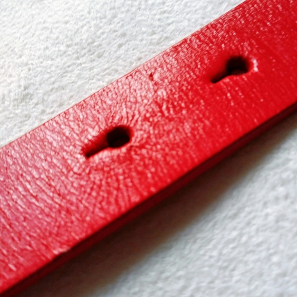 Michael Kors Belt in Red Leather *Large* w/GIFT - Picture 9 of 10